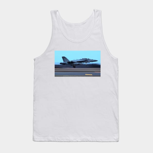 EA-18G Growler Super Hornet FCLP 4 Tank Top by acefox1